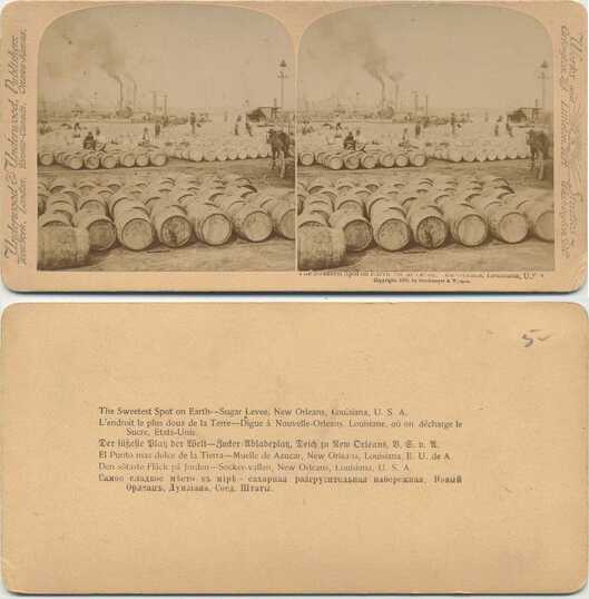 Sugar Levee, Barrels, & Workers