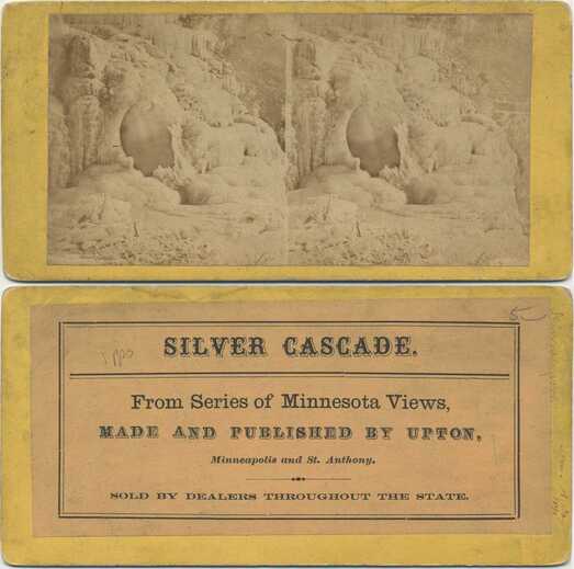 Frozen Silver Cascade