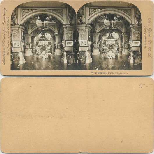 Wine Exhibit, Paris Exposition