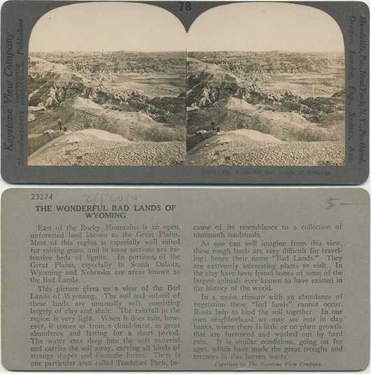 Bad Lands Landscape, Wyoming