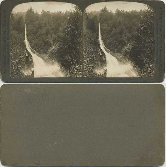 Lumber Flume with Water