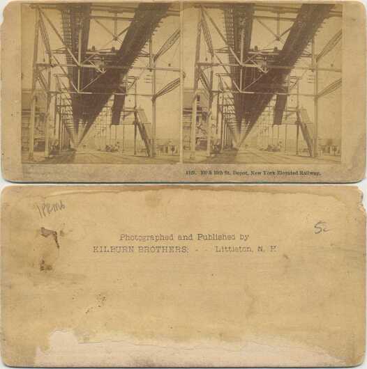 Elevated Railway Depot Structure
