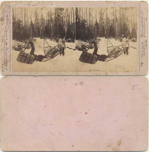 Man with Snowshoes and Pack