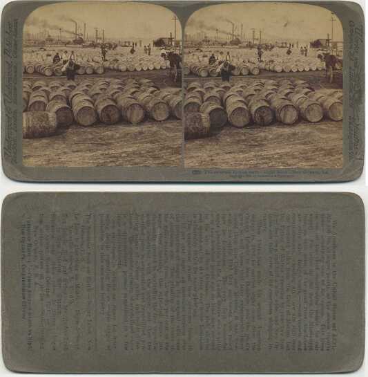 Sugar Barrels on Levee