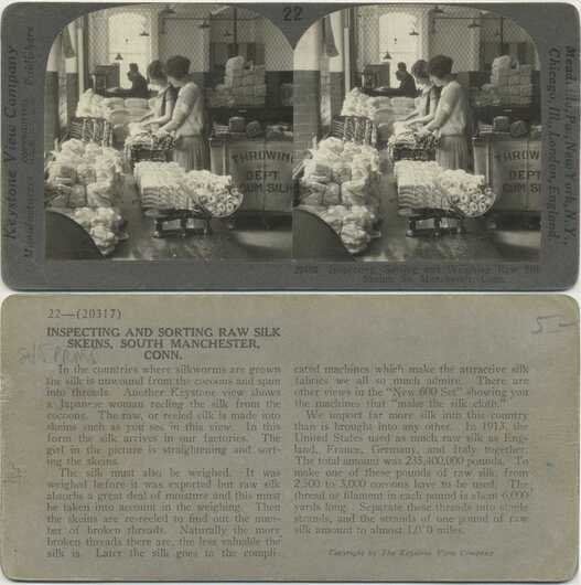 Inspecting and Sorting Raw Silk