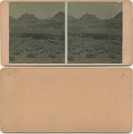 Canyon Landscape with Riders