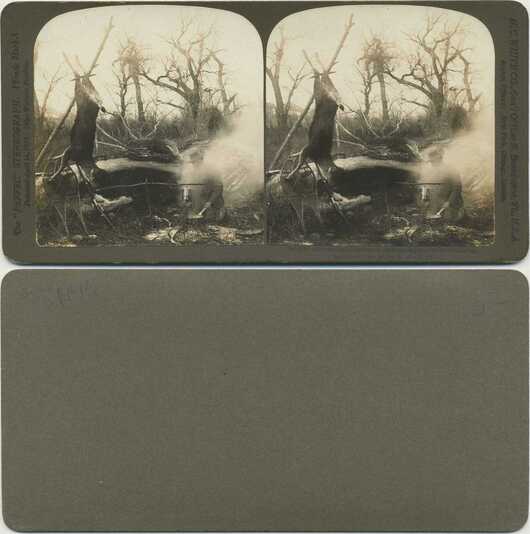 Hunter's Camp with Hanging Deer