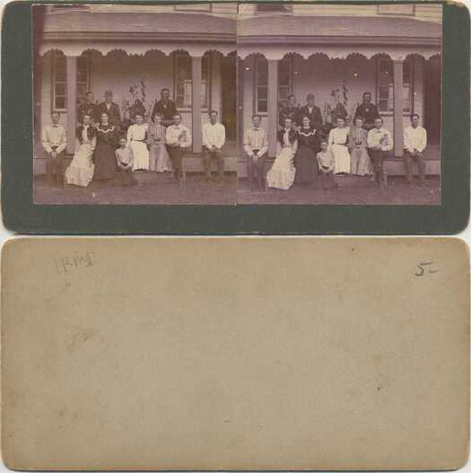 Family Group on House Porch
