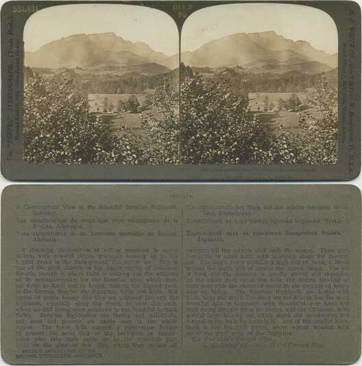 Bavarian Alpine Valley Landscape