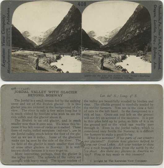Jordal Valley with Glacier
