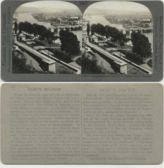 River Meuse and Citadel Park, Namur