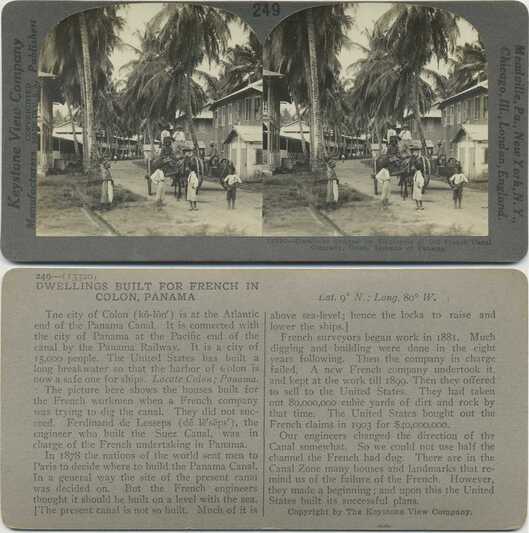 Dwellings for French Canal Workers