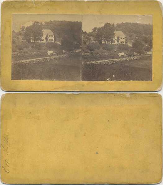 House on a Hillside Road