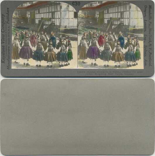 Hessian Schoolgirls in Holiday Costume