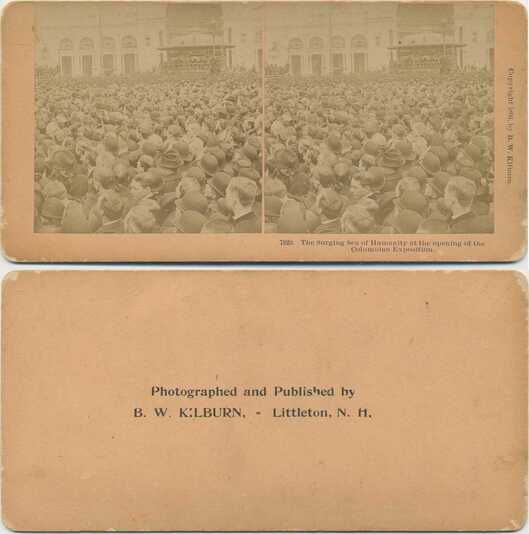 Crowd at Columbian Exposition Opening