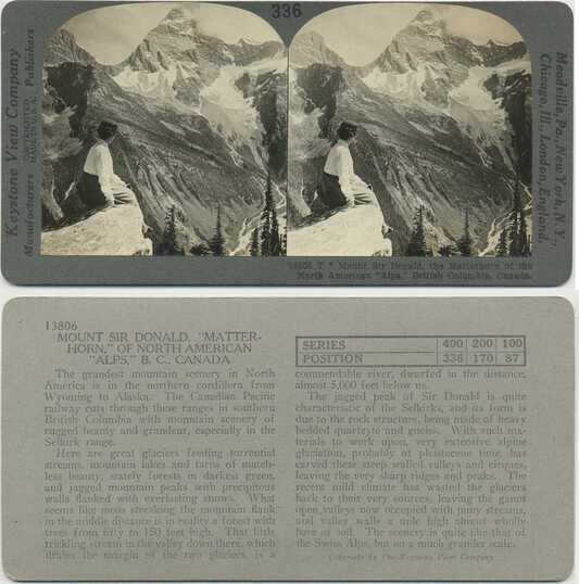 Mount Sir Donald Mountain Scene