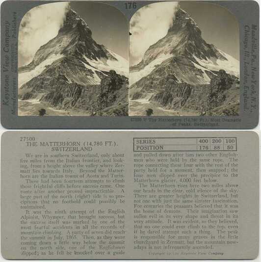 The Matterhorn Mountain Peak