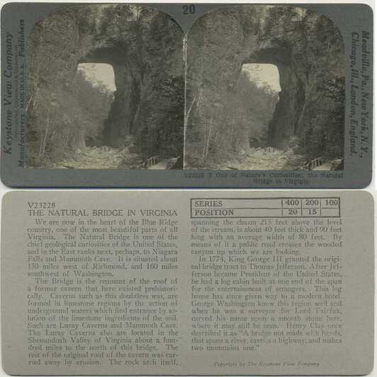 Natural Bridge in Virginia