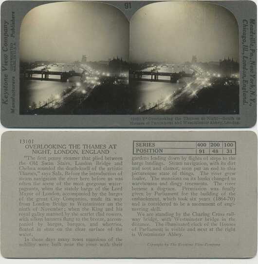 Thames at Night with Parliament