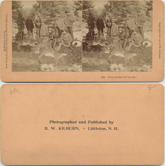 Hunters with Deer and Dogs