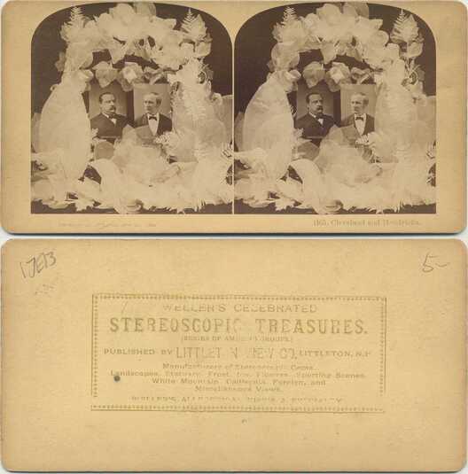 Cleveland and Hendricks Portrait