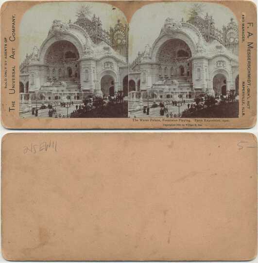 Water Palace, Paris Exposition