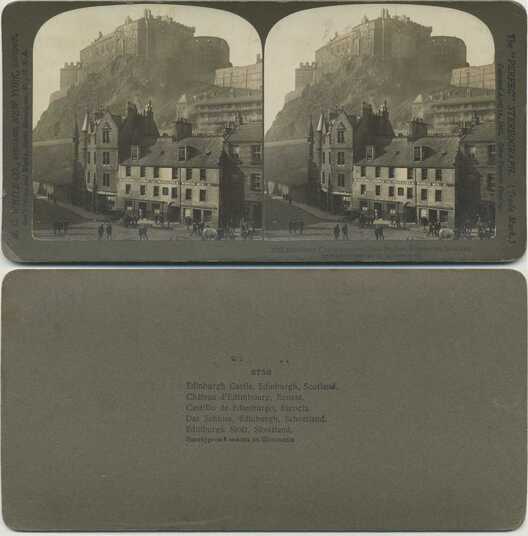 Edinburgh Castle from Grass Market