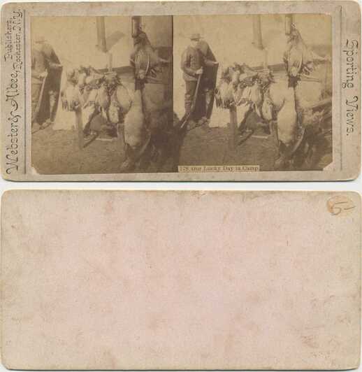 Hunters with Game in Camp