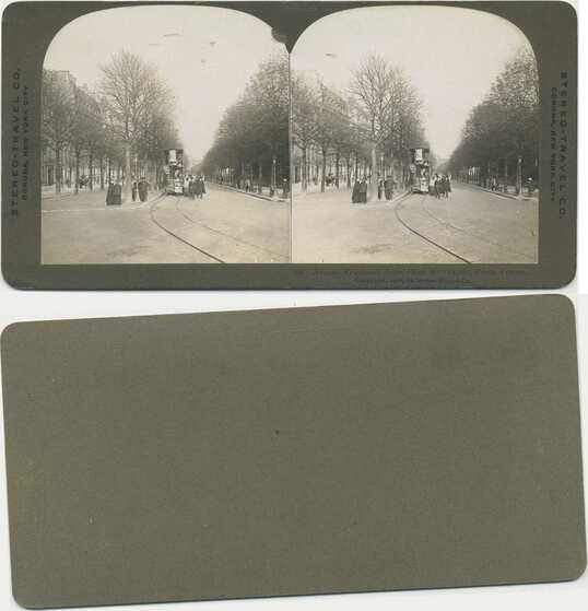 Avenue Friedland with Tram and People
