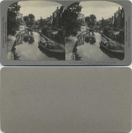 Canal Scene with Cargo Barge