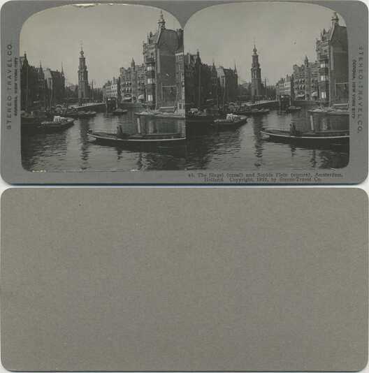 Amsterdam Canal Scene with Boats