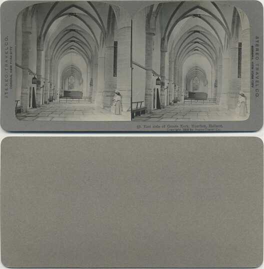 Vaulted Church Aisle Interior