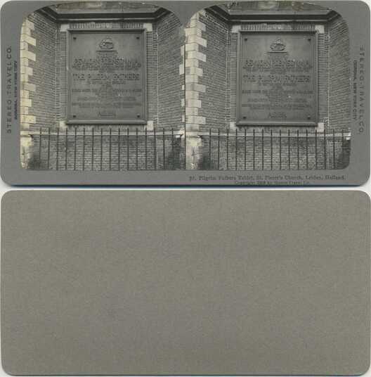 Pilgrim Fathers Memorial Plaque