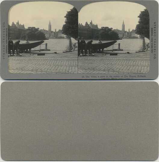 The Viver Pond with Men and Boat