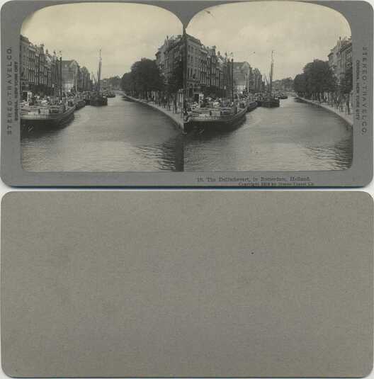 Urban Canal with Boats & Buildings