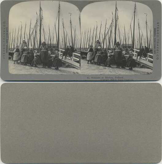Dutch Villagers and Fishing Boats