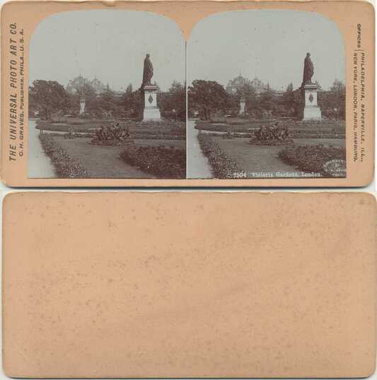 Victoria Gardens with Statue