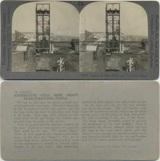 Anthracite Coal Mine Shaft