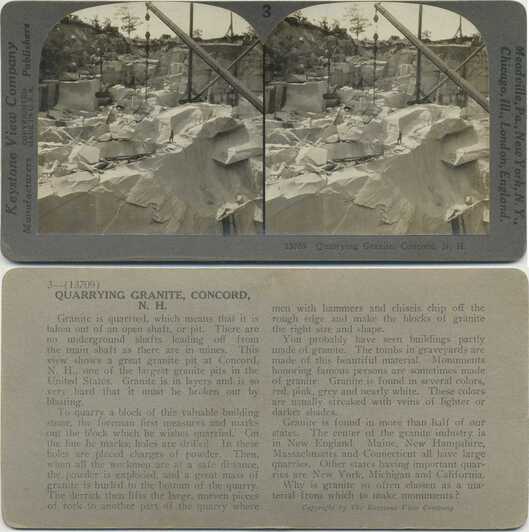 Granite Quarrying, Concord