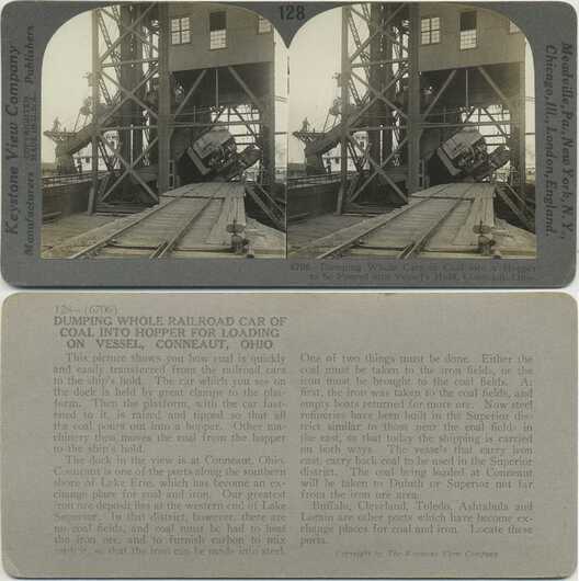 Coal Car Dumping into Vessel