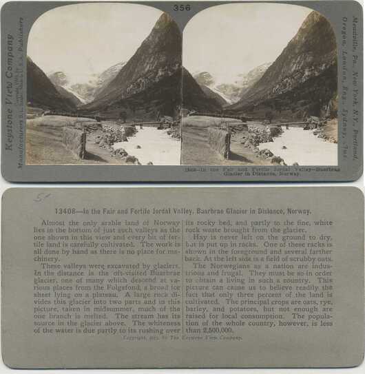 Buarbrae Glacier and Jordal Valley