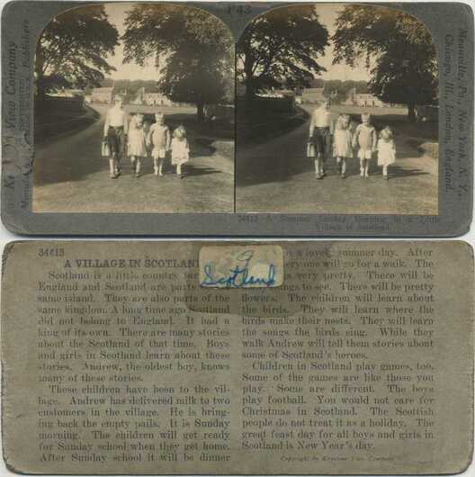 Children in a Scottish Village