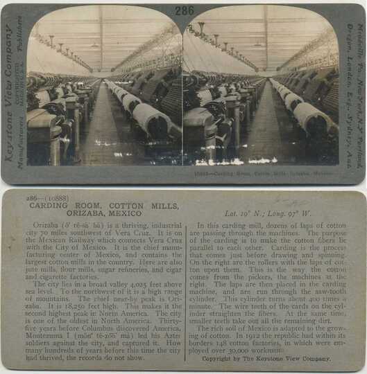 Cotton Mill Carding Room