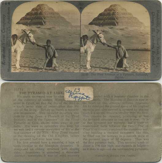 Pyramid of Djoser and Donkey