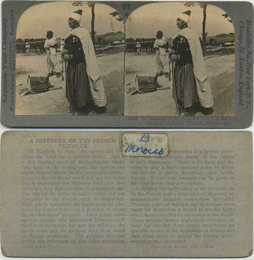 Moroccan Soldier, French Protectorate