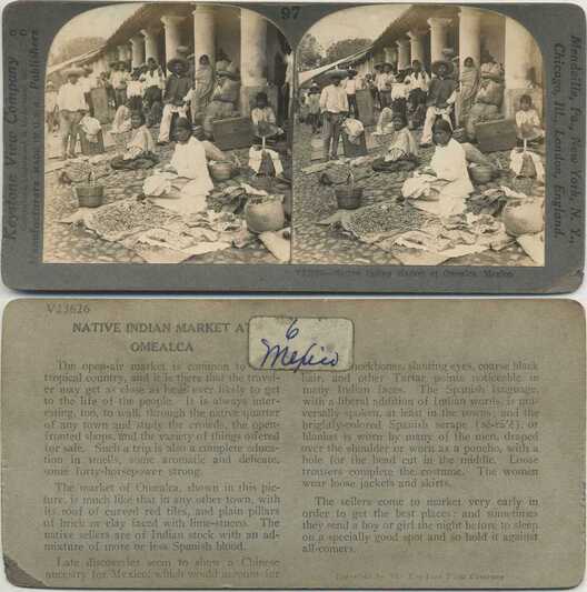 Native Indian Market Scene