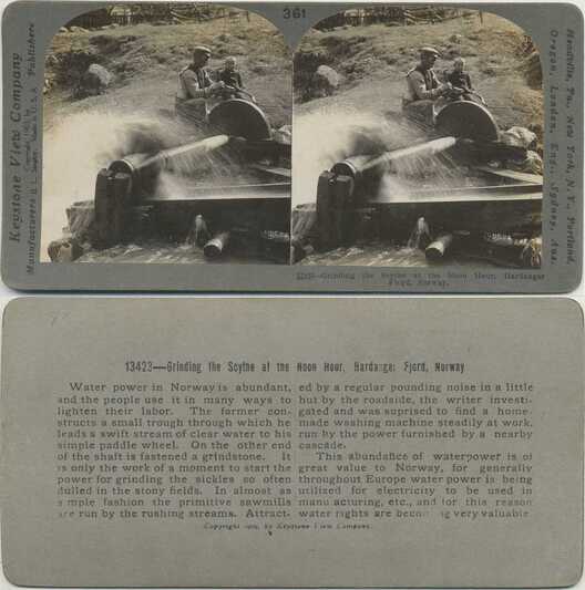 Scythe Grinding by Water Power