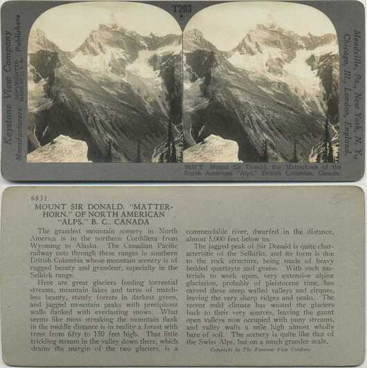 Mount Sir Donald, Glaciated Peak