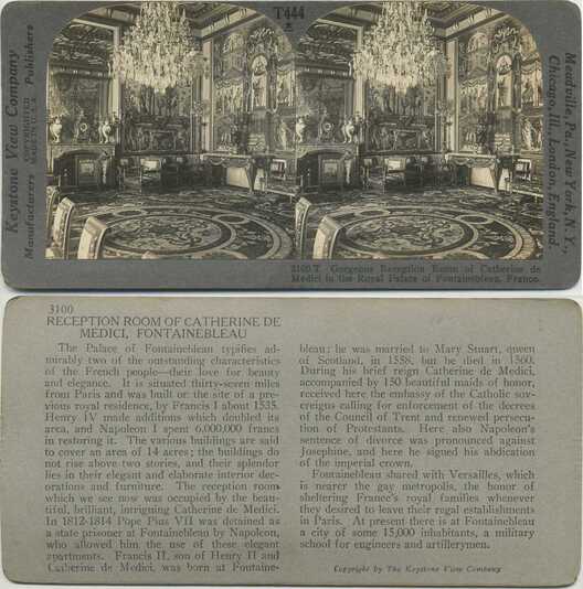 Reception Room, Fontainebleau Palace