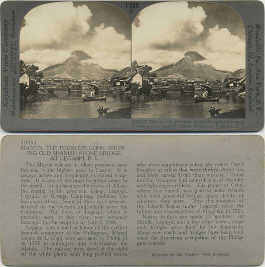 Mayon Volcano and Spanish Bridge